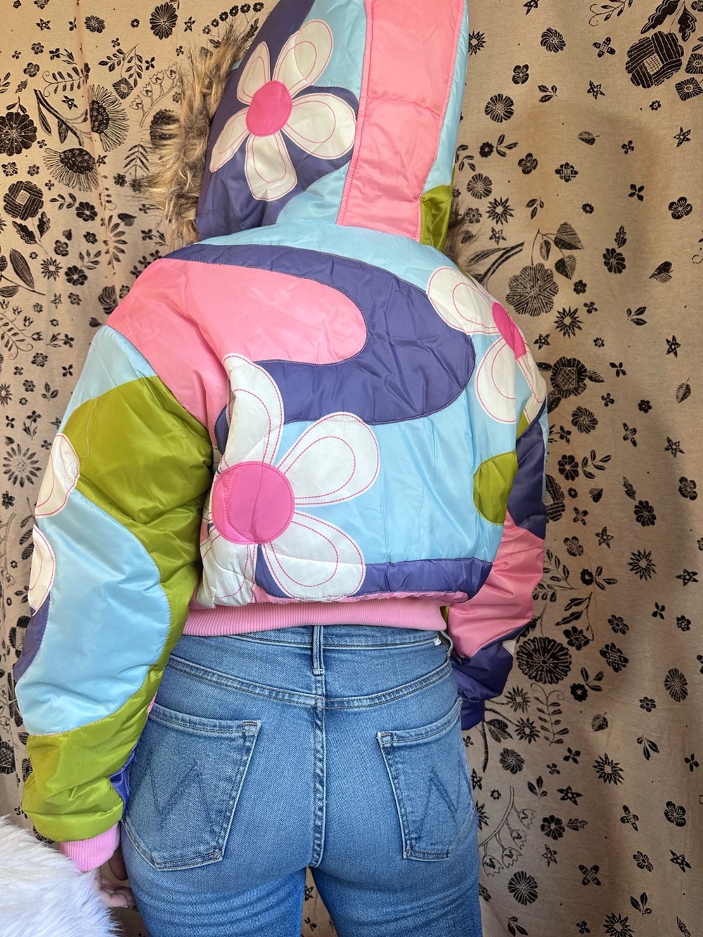 Delia’s • X Dolls Kill Show & Tell Quilted Floral Puffer Jacket - Picture 16 of 16